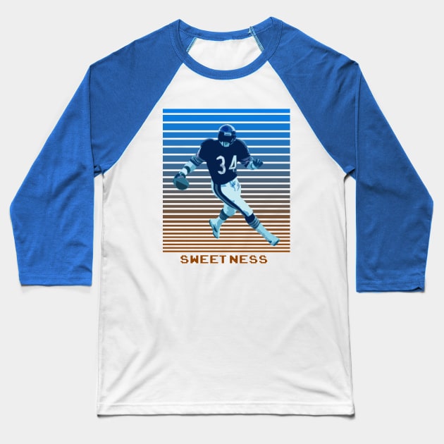 Walter Payton Sweetness Baseball T-Shirt by PatsFanToro